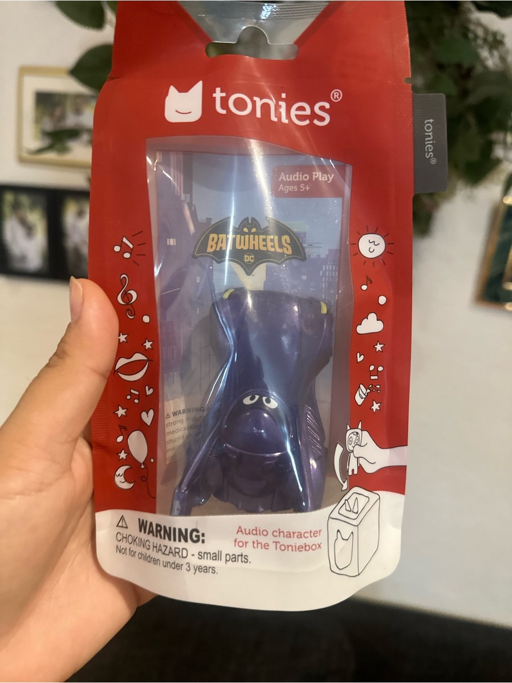 Tonies Batwheels Audio Character - Tonies Brand Purple Figure